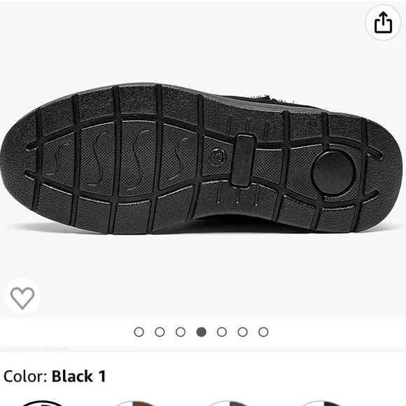 New Ankle Boots Slip on Cutout Pointed Toe Chunky Stacked Mid Heel Booties 5.5 - Picture 4 of 8